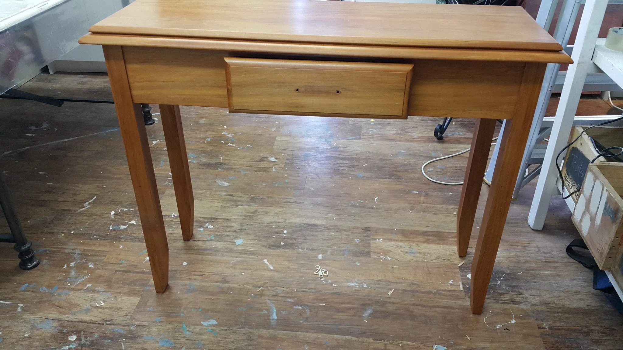 Commissioned Hall Table in creative bespoke finish