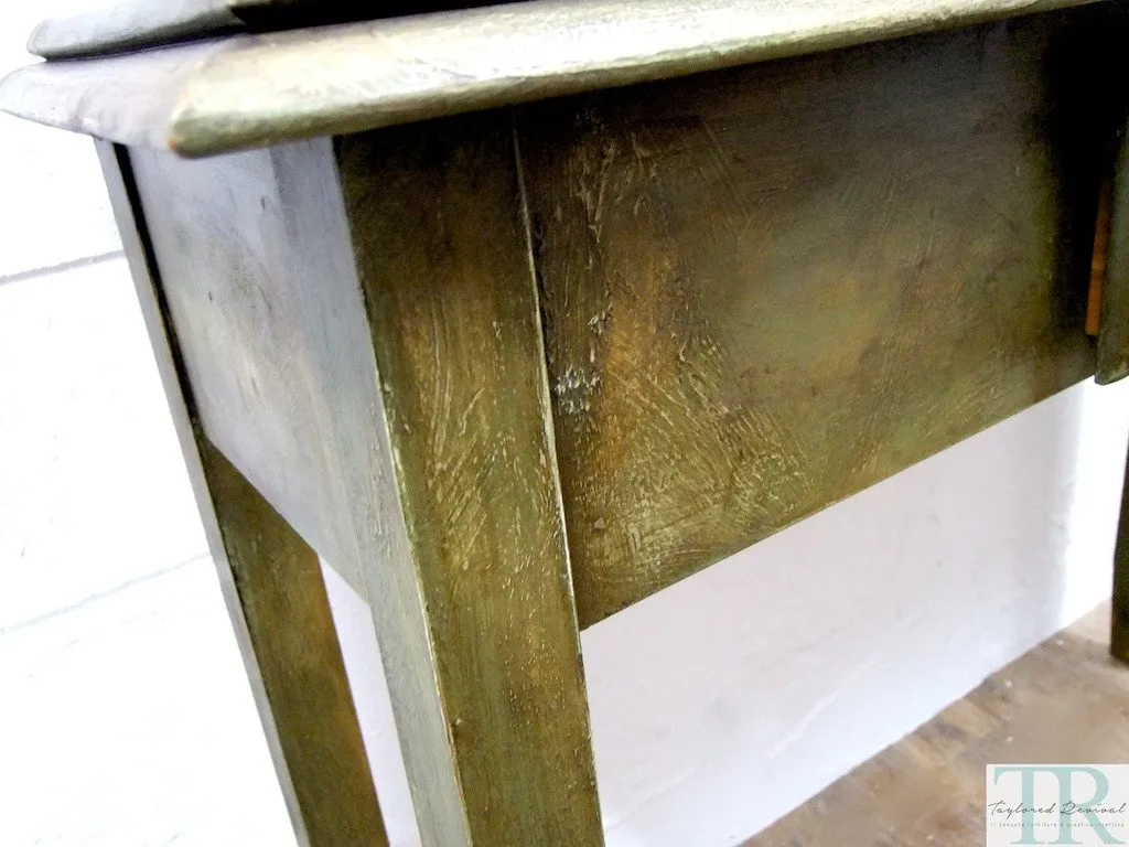Commissioned Hall Table in creative bespoke finish