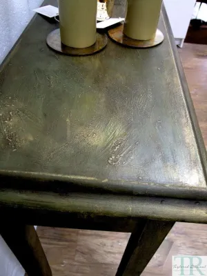 Commissioned Hall Table in creative bespoke finish