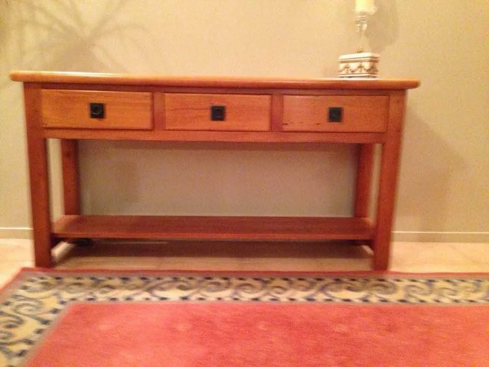 Commissioned Hall Table in Graphite