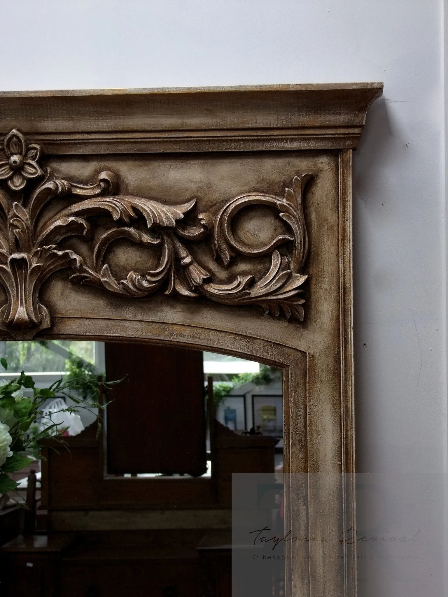 Commissioned, large mirror