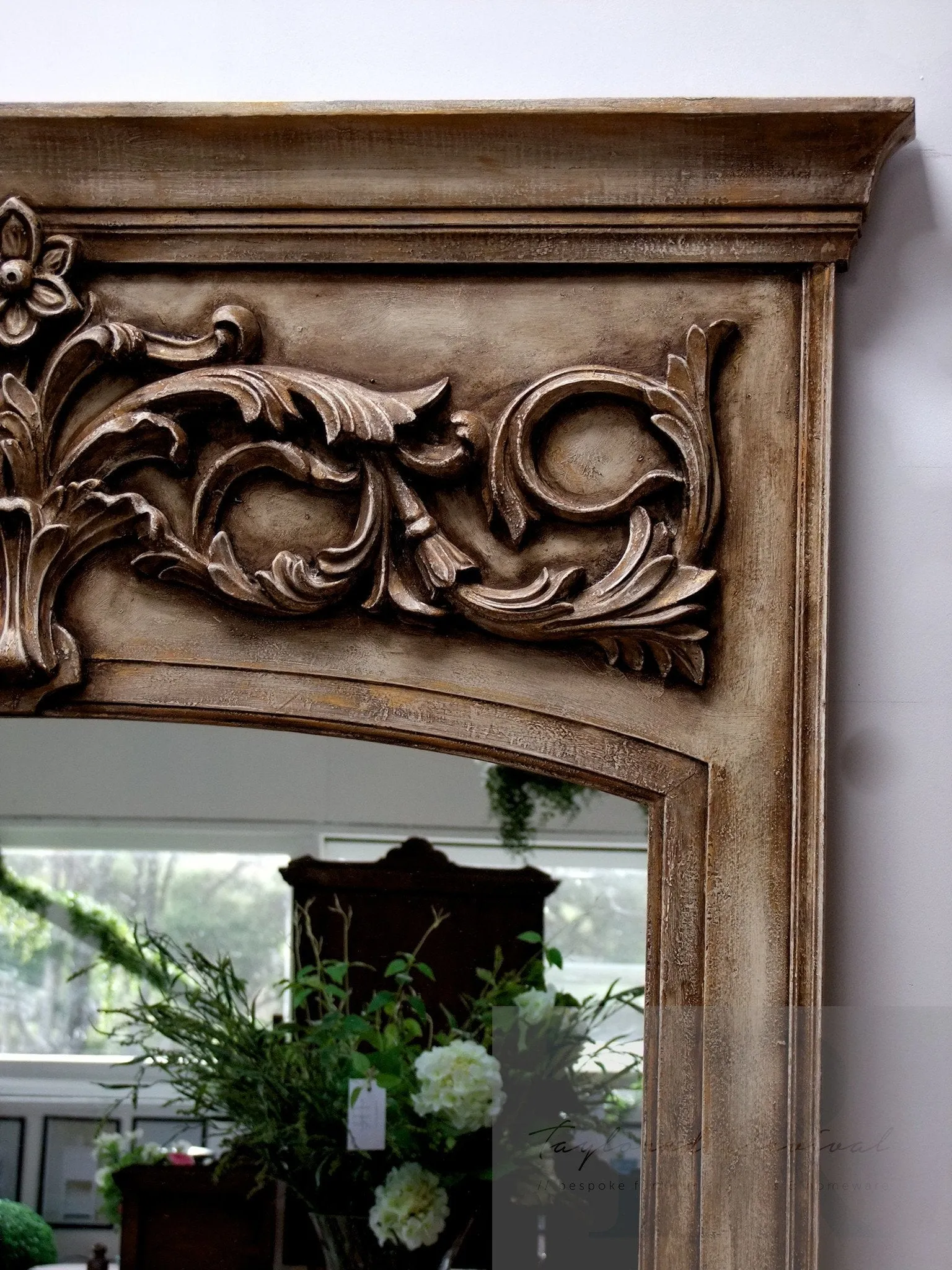 Commissioned, large mirror