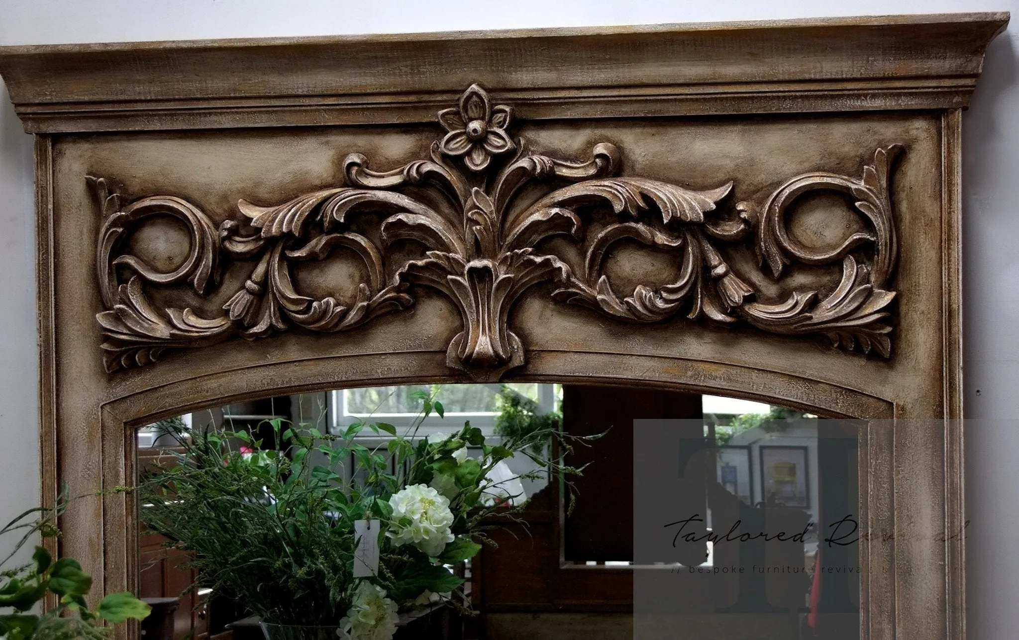Commissioned, large mirror