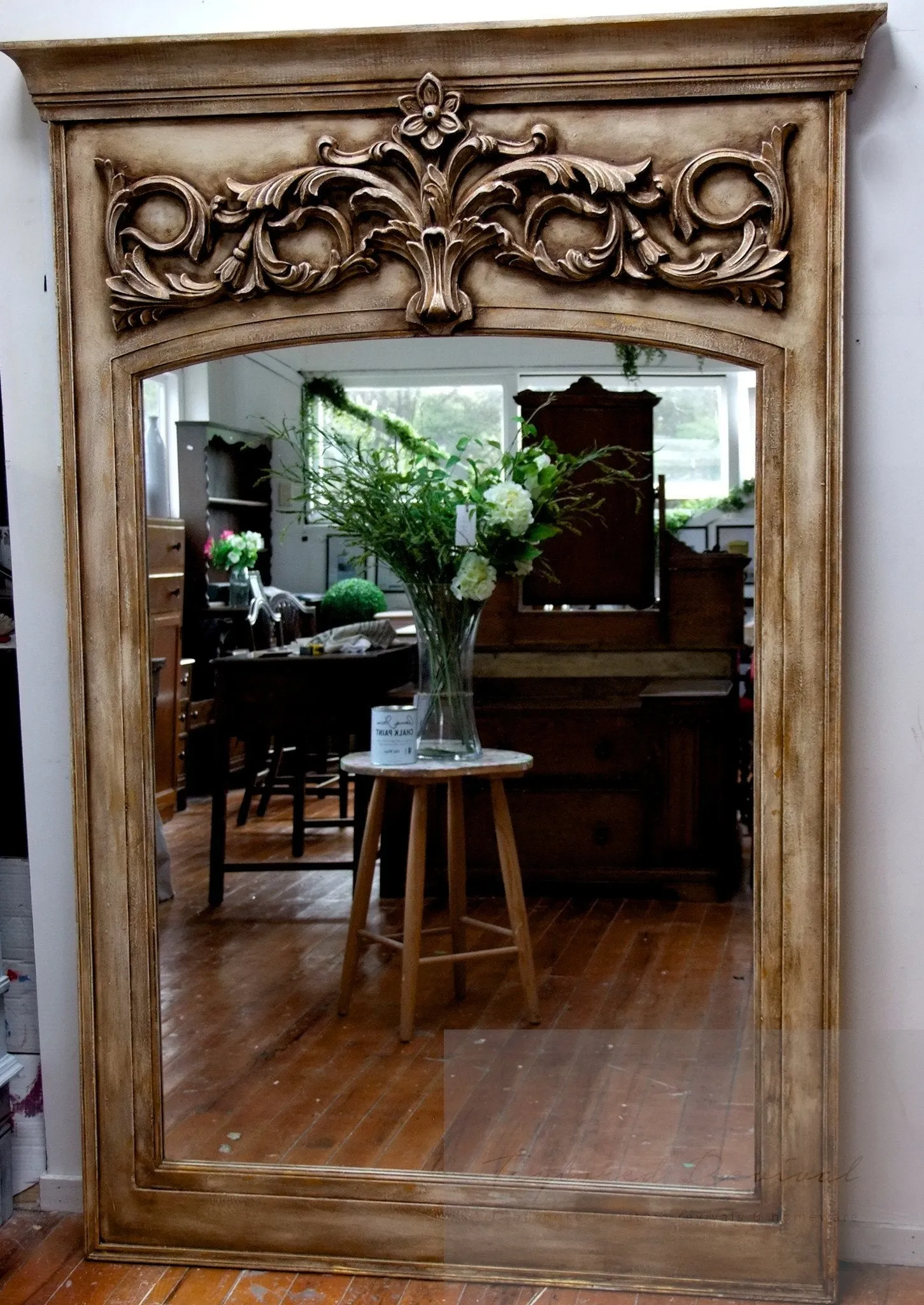 Commissioned, large mirror