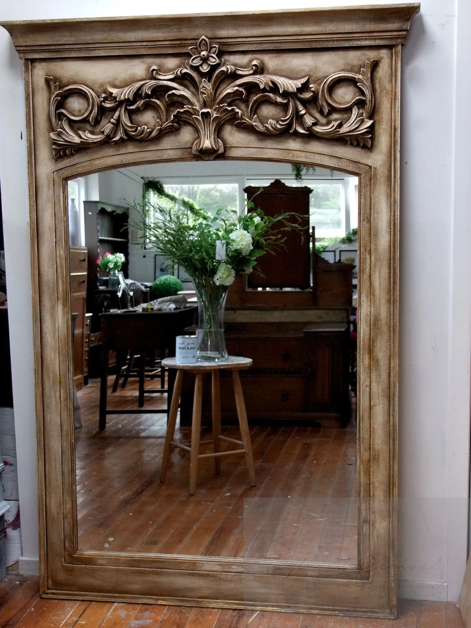 Commissioned, large mirror