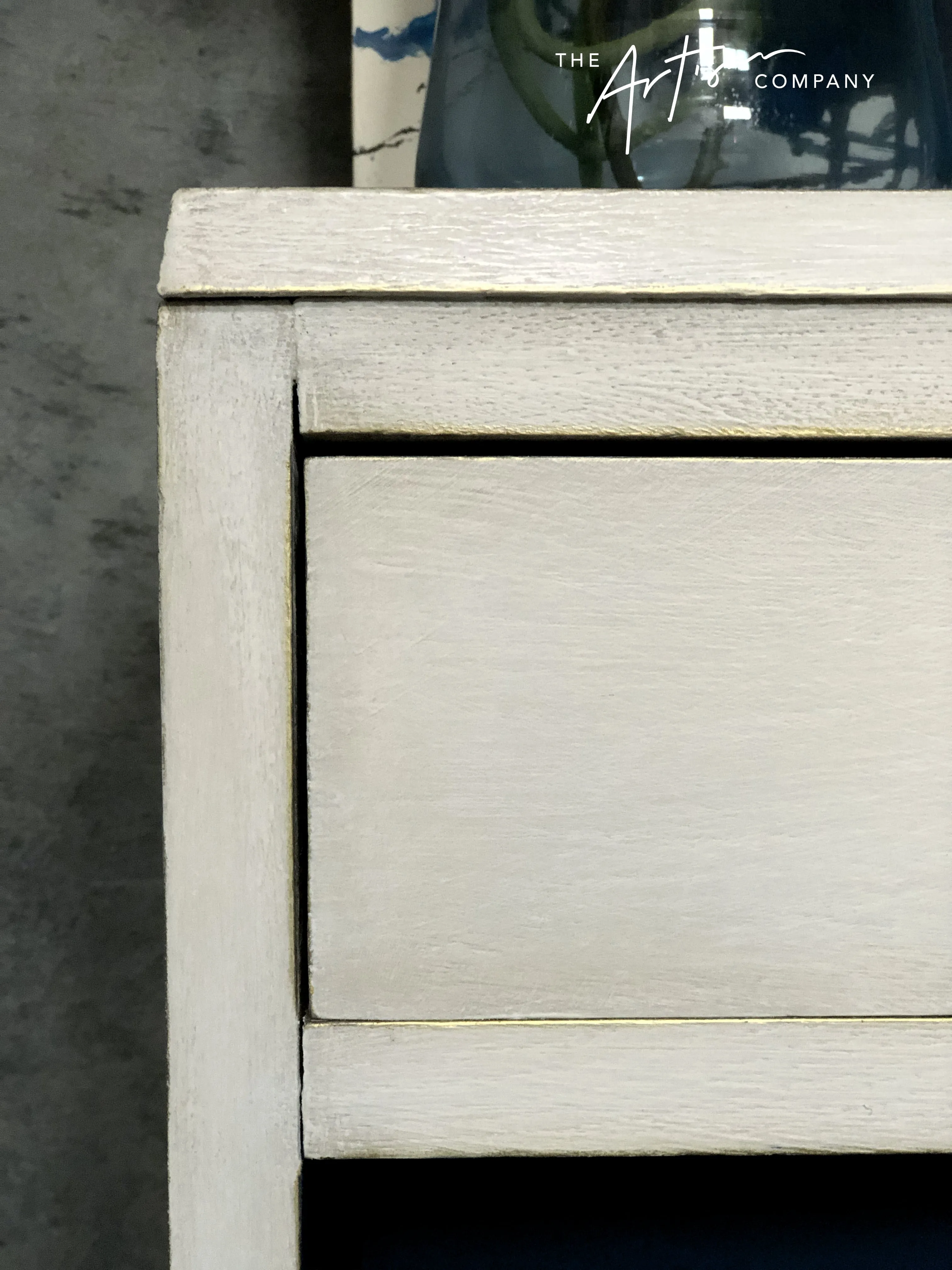 Commissioned Oak Cabinet in Wild Tusk and Royal Navy