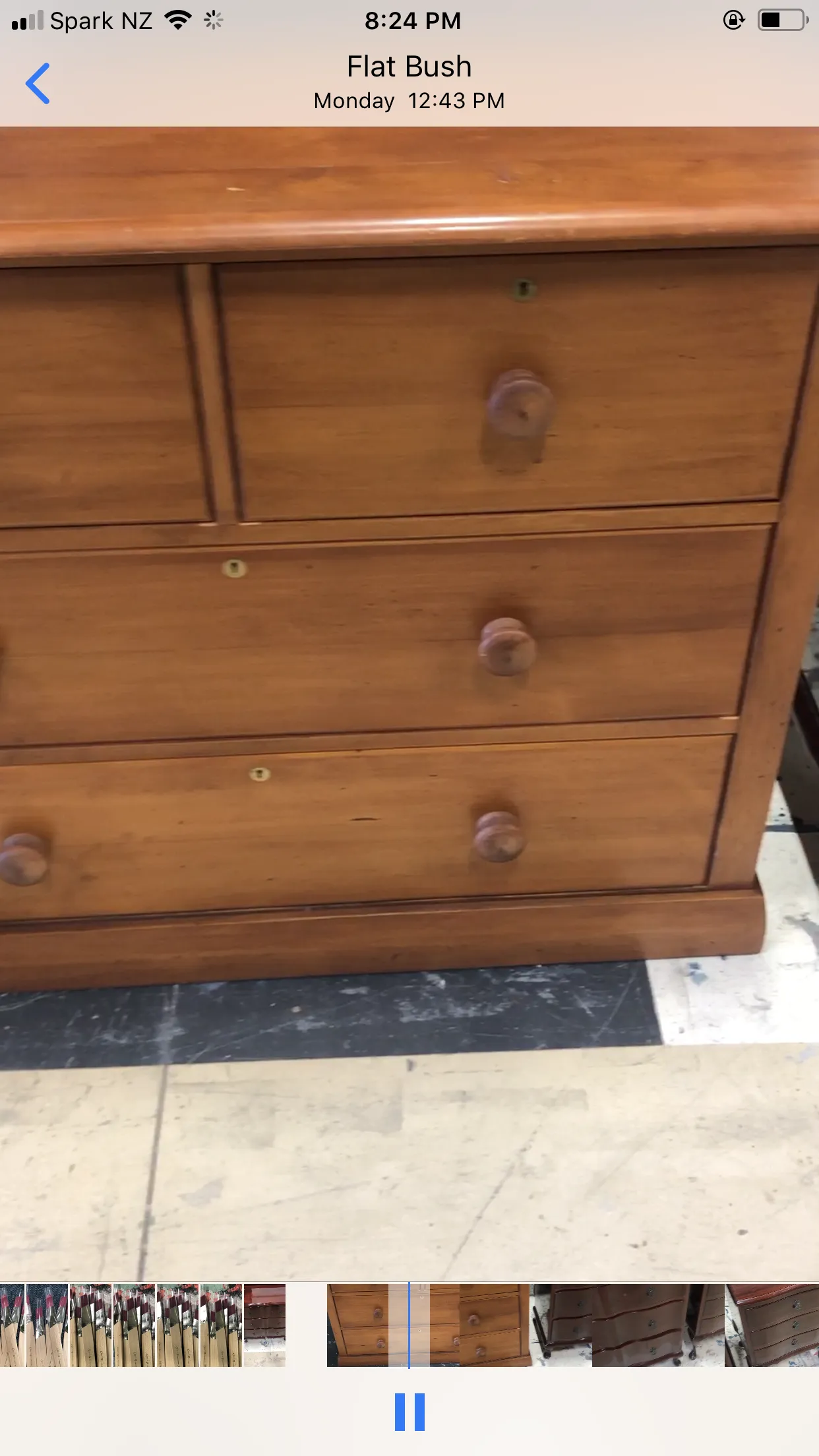Commissioned Set of Drawers in Victorian Black