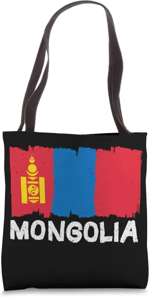 Cool Mongolia Flag Tote Bag