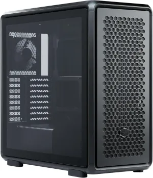 Cooler Master MasterFrame 600 Freeform FineMesh Airflow ATX Mid-Tower Case, Aluminum Frame, Magnetic Side Panels, Customizable Internal, 410mm GPU Max, 420mm AIO Max, Type C, Tempered Glass