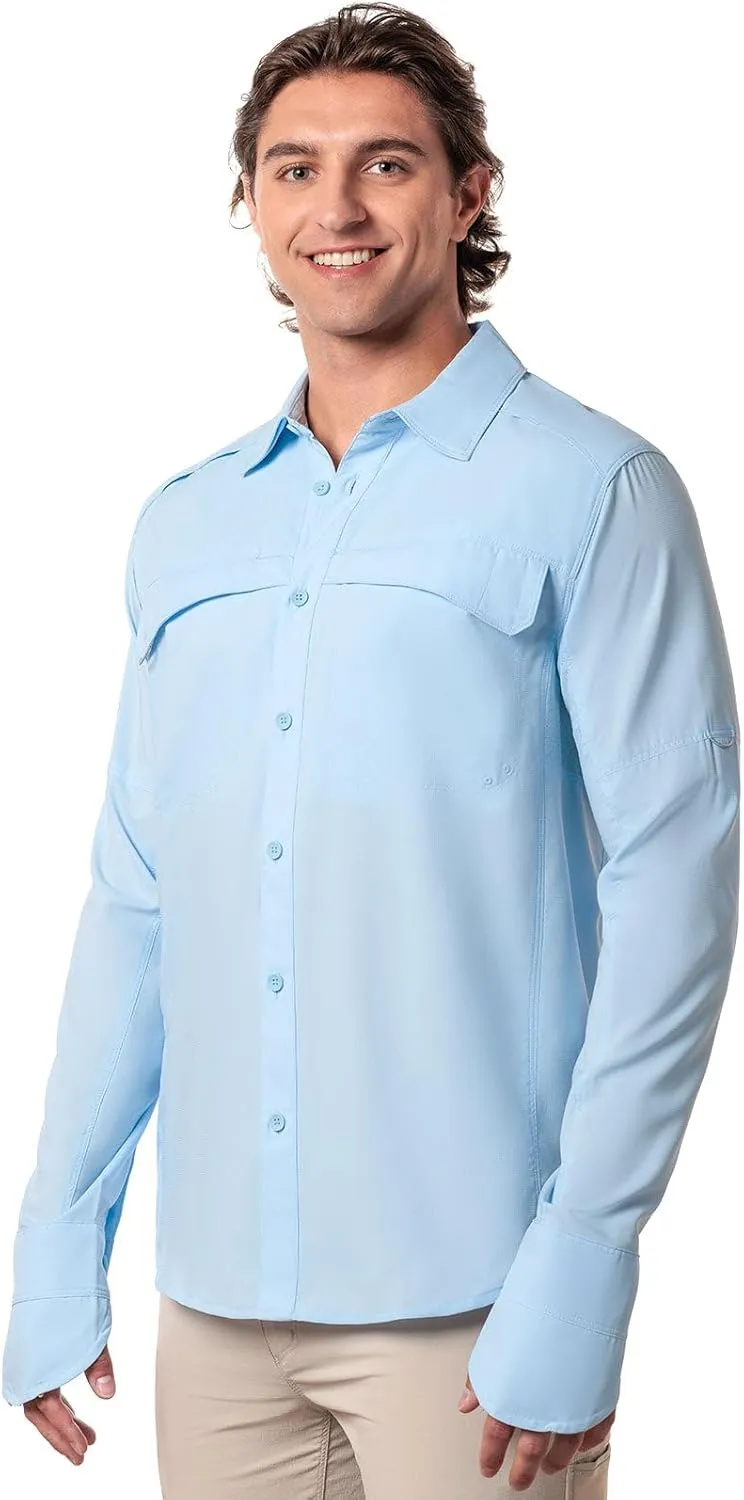Coolibar UPF 50  Men’s Nassau Fishing Shirt - Sun Protective