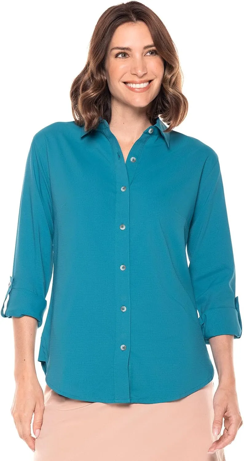 Coolibar UPF 50  Women's Hepburn Shirt - Sun Protective