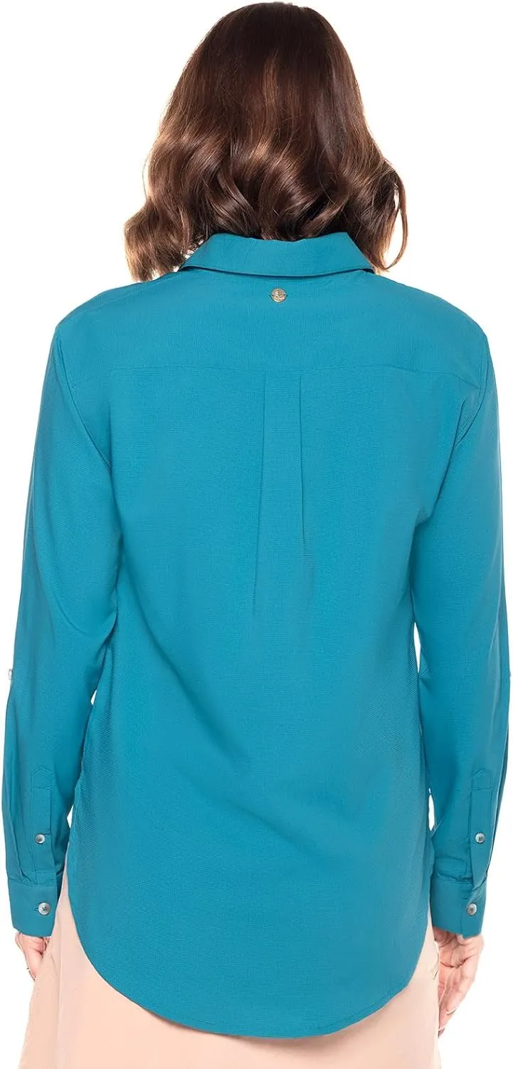 Coolibar UPF 50  Women's Hepburn Shirt - Sun Protective