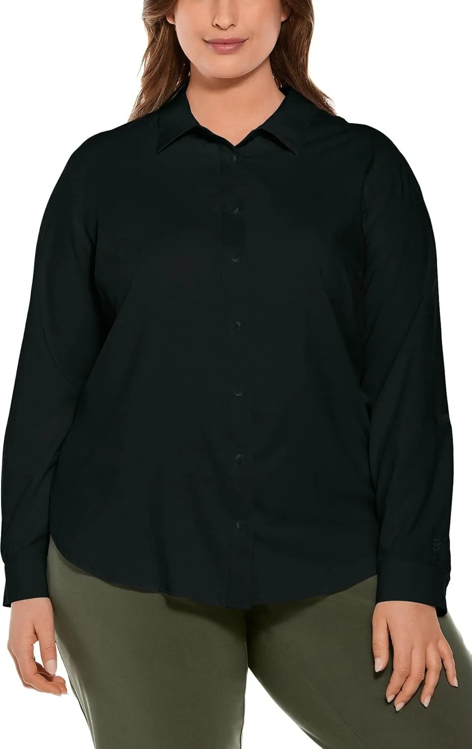 Coolibar UPF 50  Women's Hepburn Shirt - Sun Protective