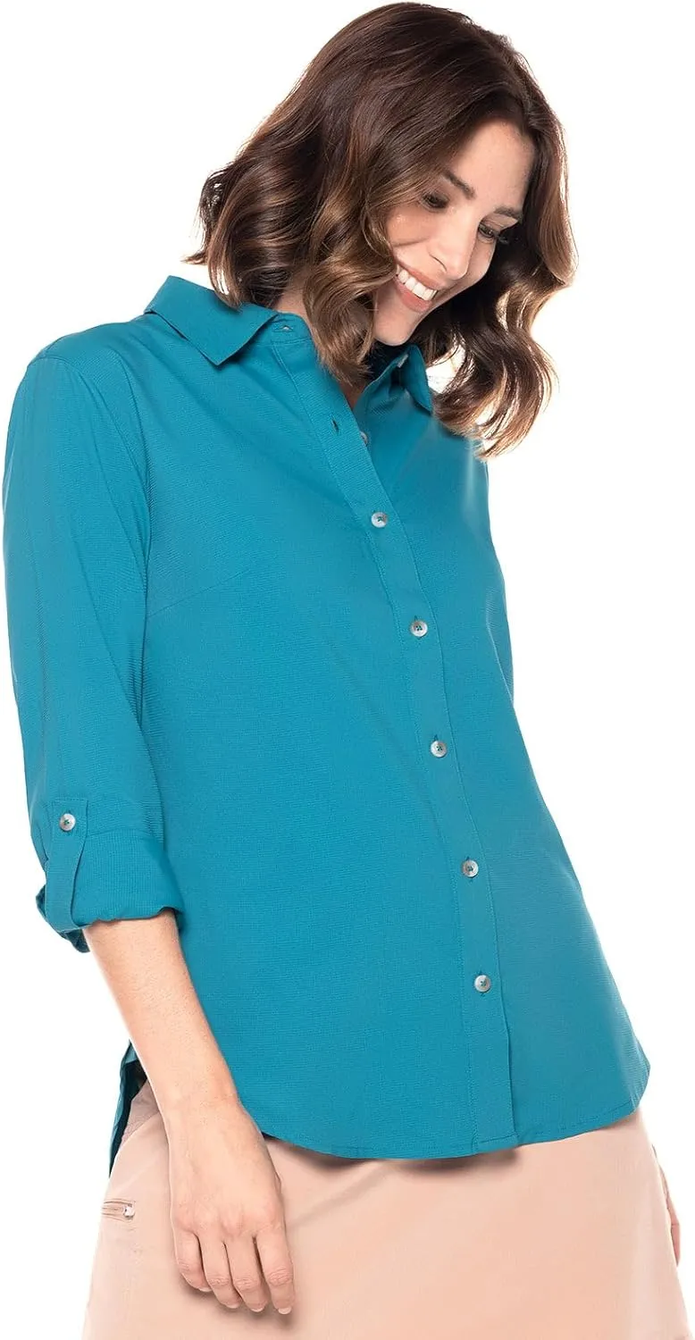 Coolibar UPF 50  Women's Hepburn Shirt - Sun Protective
