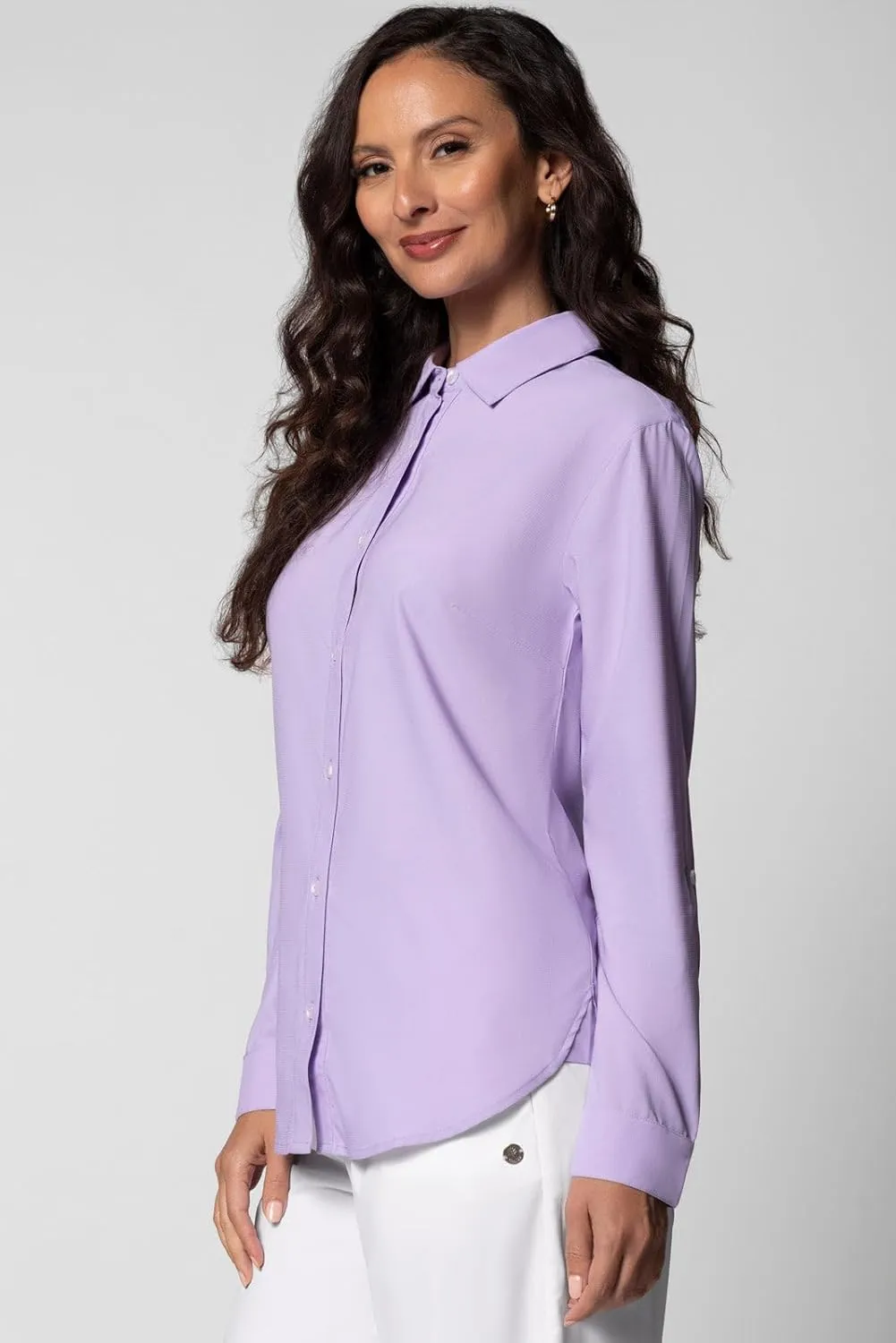 Coolibar UPF 50  Women's Hepburn Shirt - Sun Protective