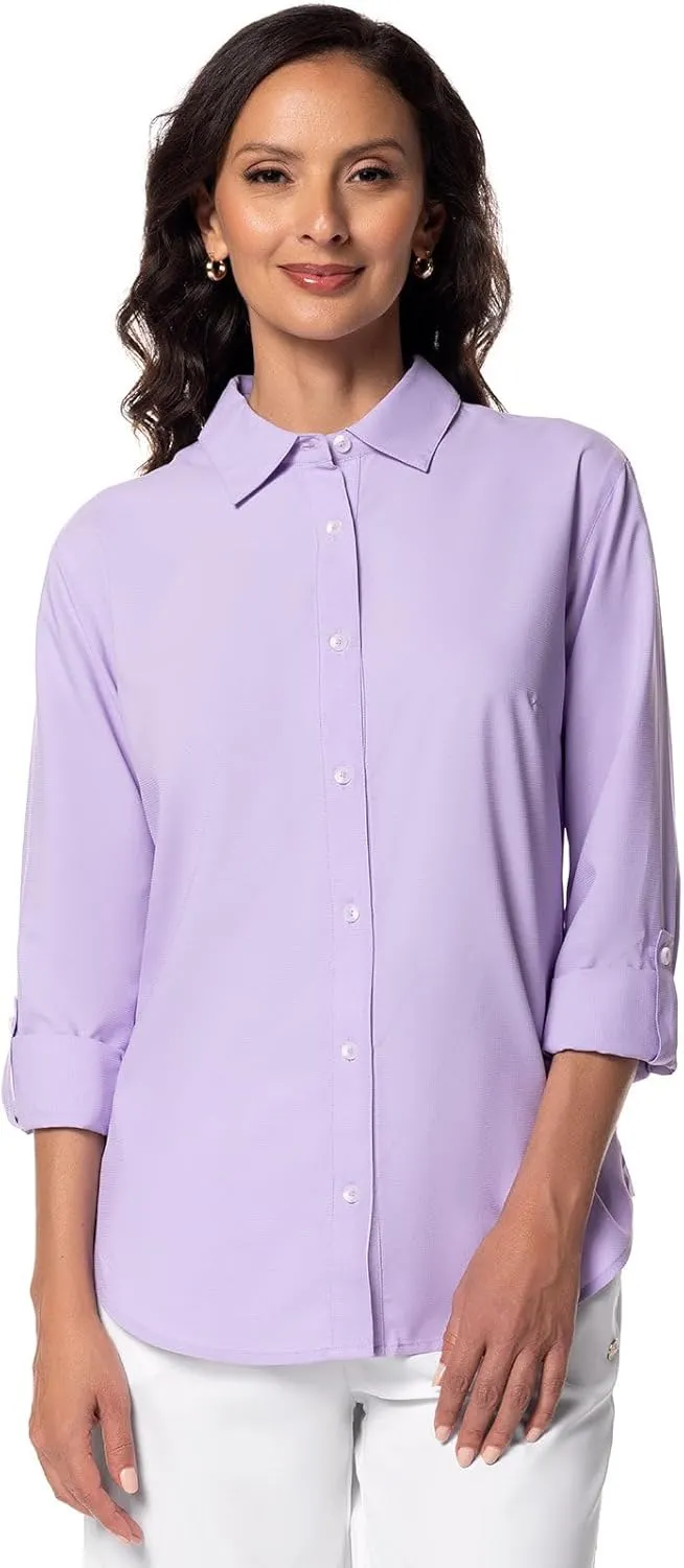 Coolibar UPF 50  Women's Hepburn Shirt - Sun Protective