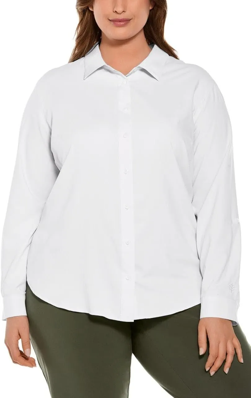 Coolibar UPF 50  Women's Hepburn Shirt - Sun Protective