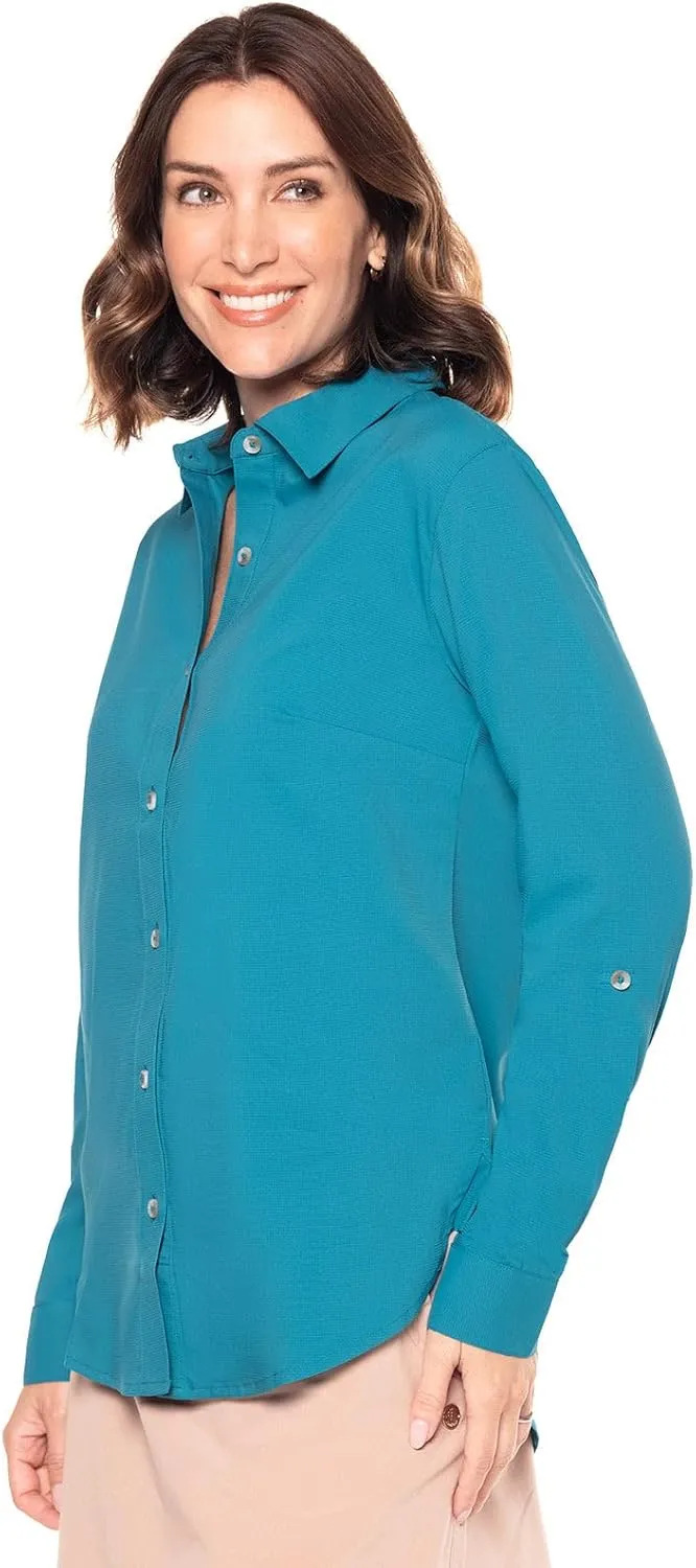 Coolibar UPF 50  Women's Hepburn Shirt - Sun Protective
