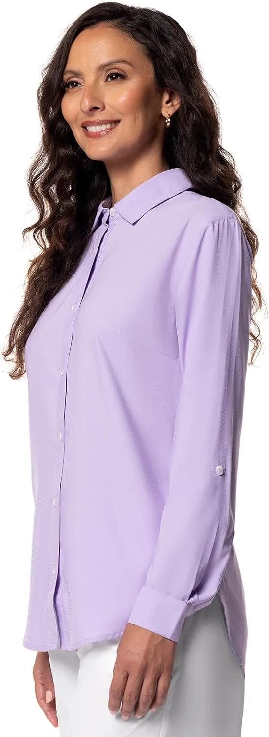 Coolibar UPF 50  Women's Hepburn Shirt - Sun Protective