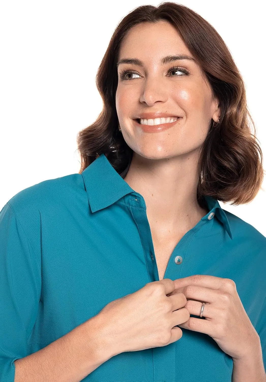 Coolibar UPF 50  Women's Hepburn Shirt - Sun Protective