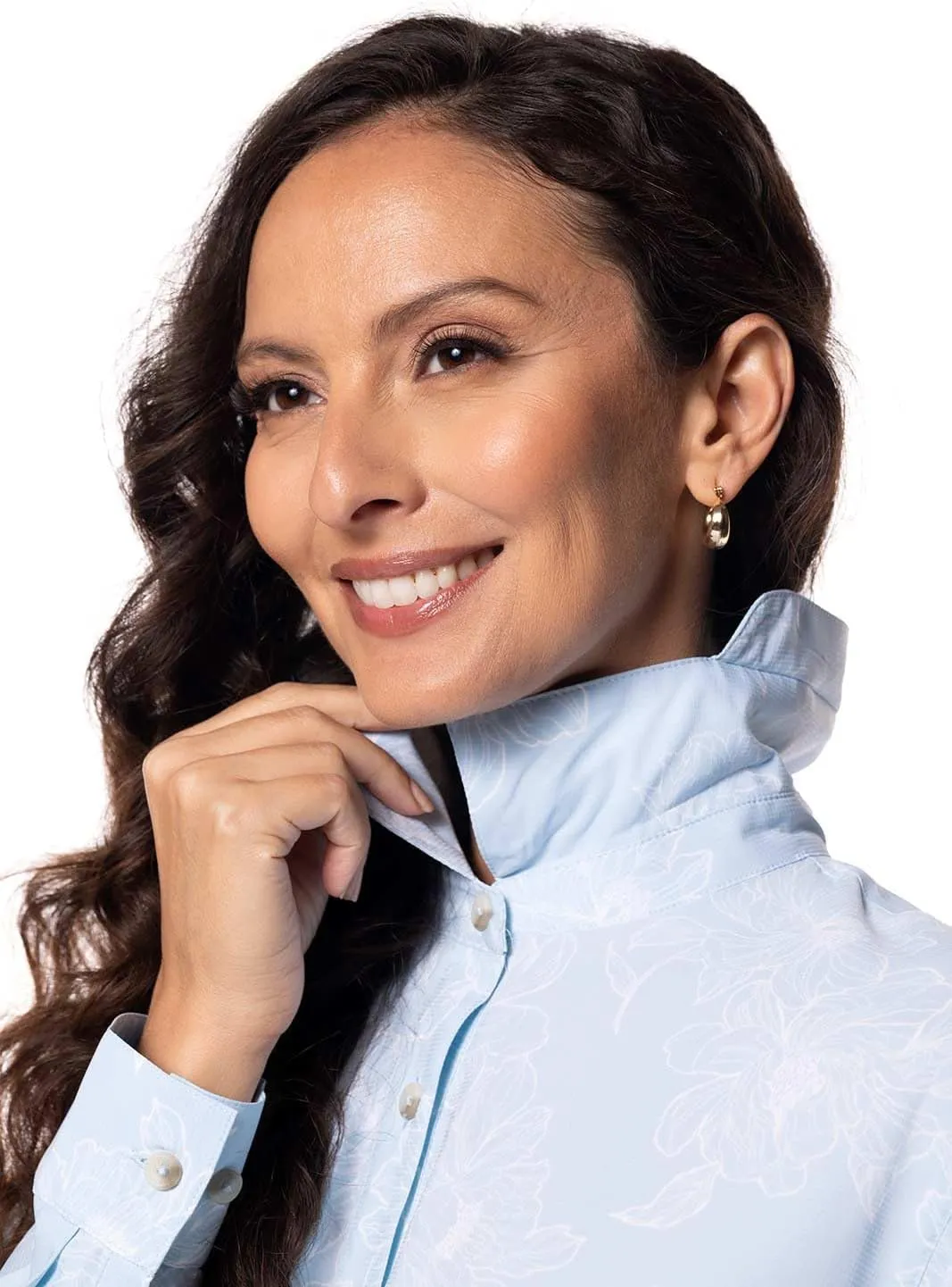 Coolibar UPF 50  Women's Hepburn Shirt - Sun Protective