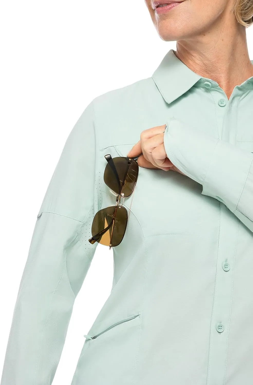 Coolibar UPF 50  Women's Kodia Fishing Shirt - Sun Protective