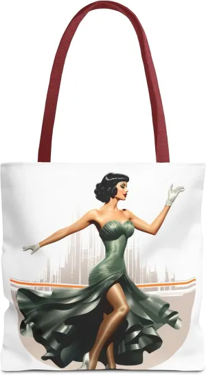 Copy of art dec lady Shoulder Tote Bag for Travel or Work Tote Bags Overnight Bag weekender bag lined inside 3 sizes 5 colors