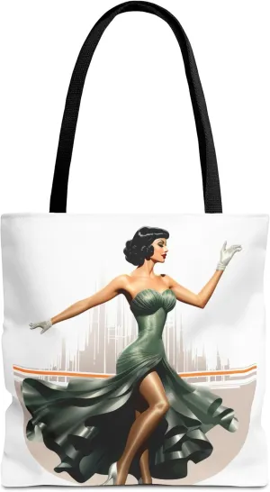Copy of art dec lady Shoulder Tote Bag for Travel or Work Tote Bags Overnight Bag weekender bag lined inside 3 sizes 5 colors