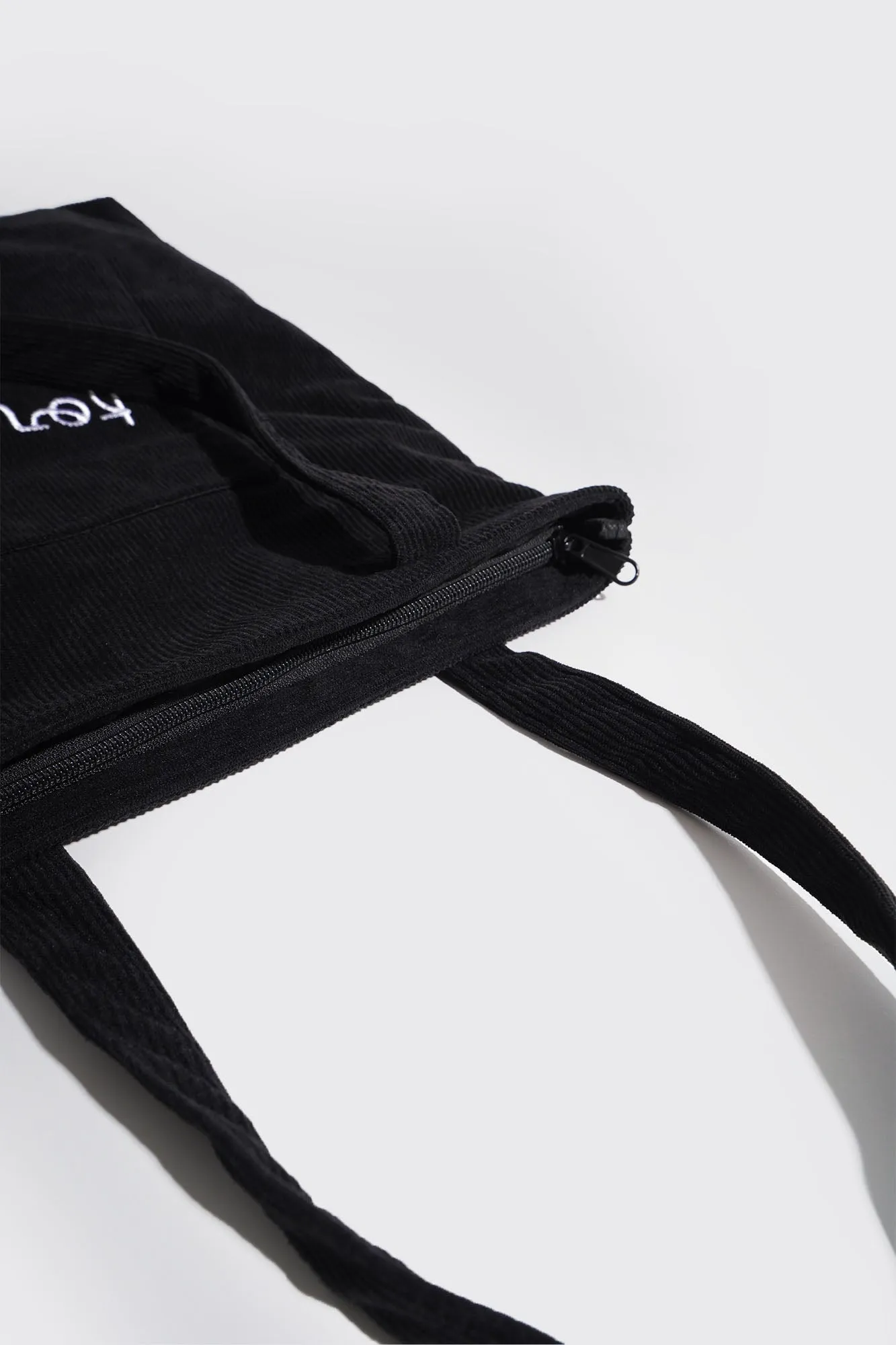 Corduroy Pocket Tote Bag