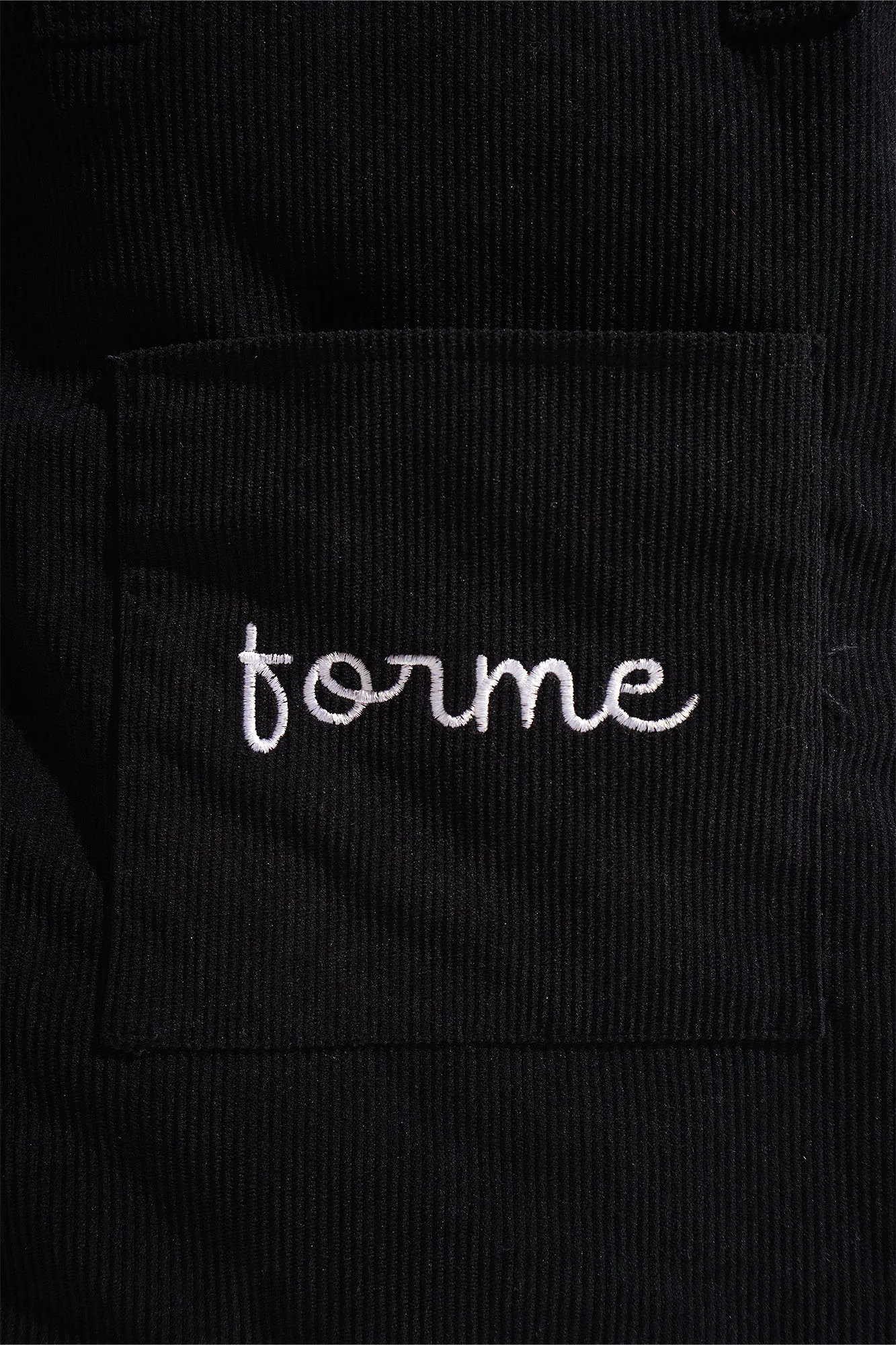 Corduroy Pocket Tote Bag