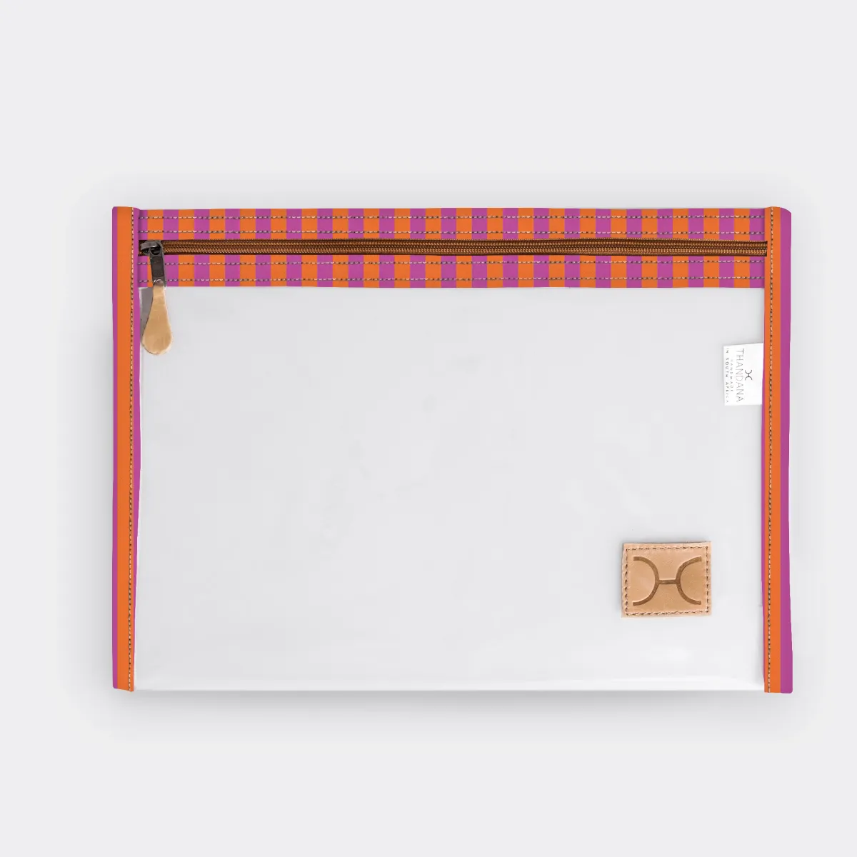 Corporate Clear Document Pouch Laminated Fabric