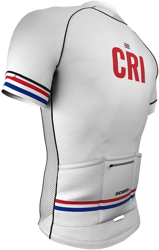 Costa Rica Code Short Sleeve Cycling PRO Jersey for Men