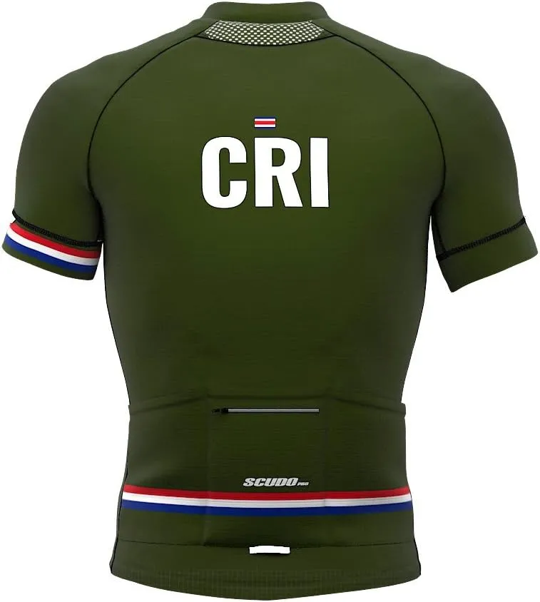 Costa Rica Code Short Sleeve Cycling PRO Jersey for Men