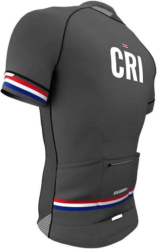 Costa Rica Code Short Sleeve Cycling PRO Jersey for Men