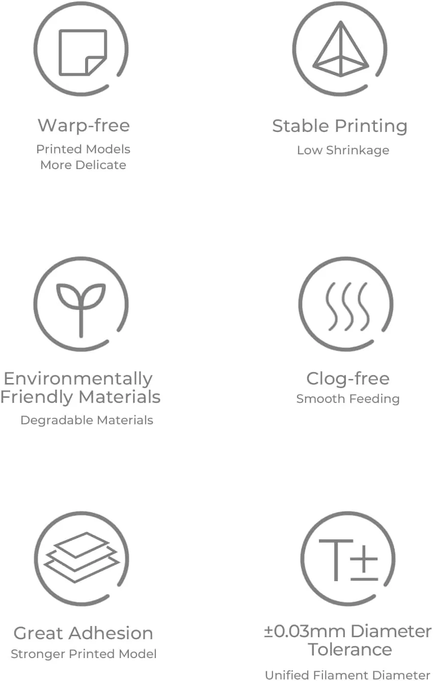 Creality Wood Filament PLA, 3D Printer Filament 1.75 mm, Smooth Silk Texture, Toughness, 1kg(2.2lbs)/Spool Printing Filament, for All FDM Printers (Wood)
