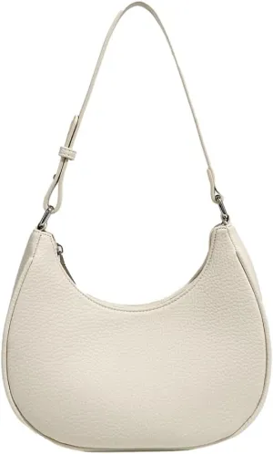 Crescent Bag Trendy Purses for Women 2025 Cute Hobo Bag Versatile Dumpling Bag Simple PU Leather Shoulder Bag Underarm Purse