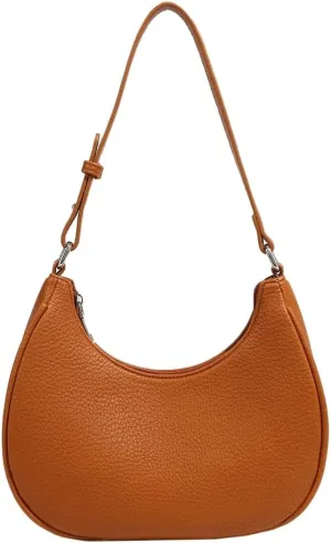 Crescent Bag Trendy Purses for Women 2025 Cute Hobo Bag Versatile Dumpling Bag Simple PU Leather Shoulder Bag Underarm Purse