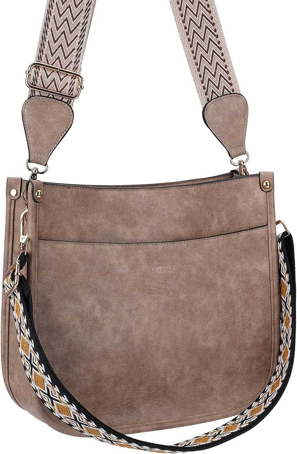 Crossbody Bag Women Vegan Leather Hobo Handbag Trendy Crossbody Shoulder Bag Purses For Women with 2 Adjustable Strap