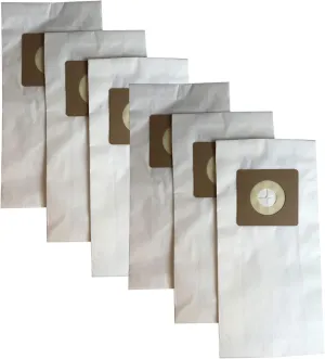 Crucial Vacuum Replacement Vacuum Bag – Compatible with Bissell Style 1, 4, 7 Paper Bags Part # 30861 – Fits Bissell Vacuum Lift-Off, Powerforce, PowerGlide, Plus, Power Trak Series – Bulk (6 Pack)