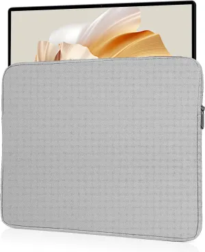 Ctemnpho 17.3inch Portable Monitor Case Storage Bag, Portable Computer Cover Bag with Pocket Zipper for 17.3inch Monitor, Laptop Notebook Computer Gaming Display Protective Travel Bag (Gray)
