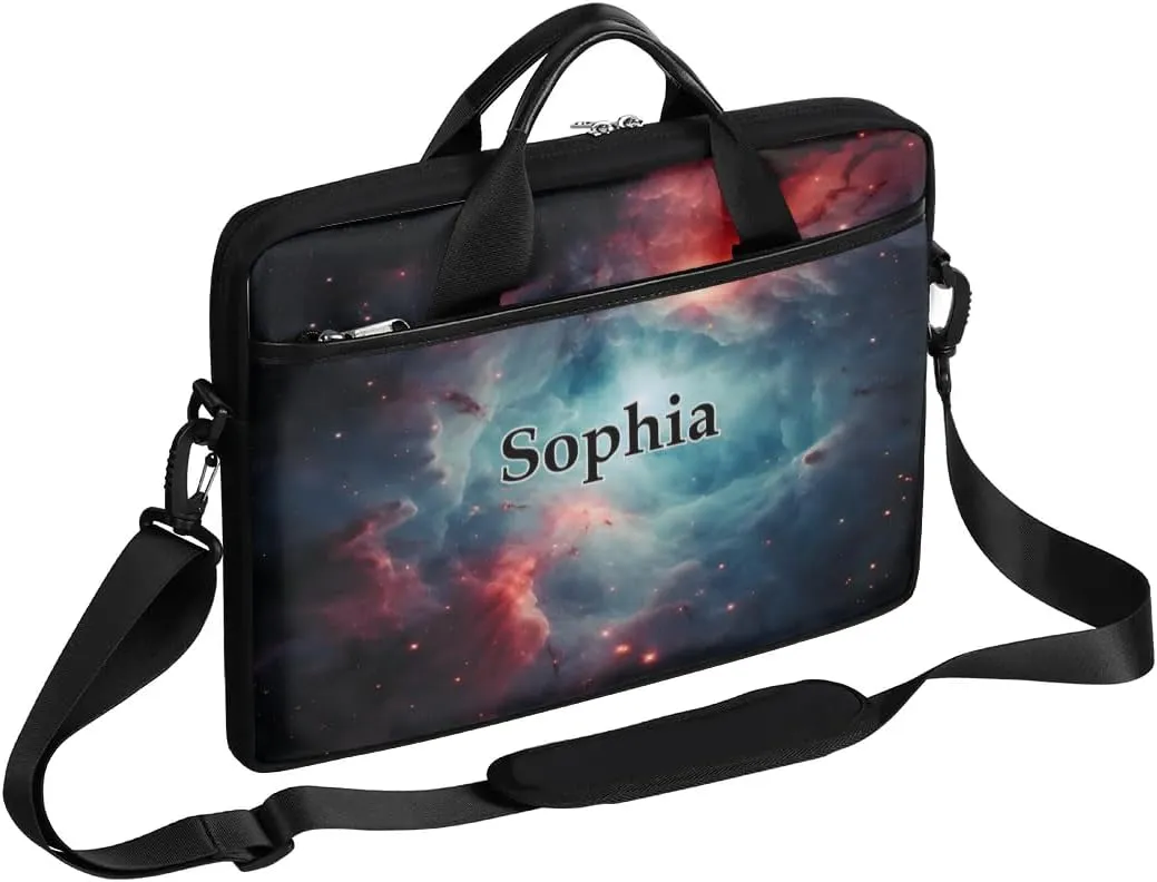 Custom-Laptop-Bag for-Adults Personalized Laptop-Shoulder-Bag with-Name Computer-Bag Meteor Work-Bag