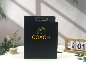 Custom Leather Portfolio, Vegan Leather Clipboard with Personalised Engravings, Fits for A4/ Legal paper, Document Holder, Business Gift