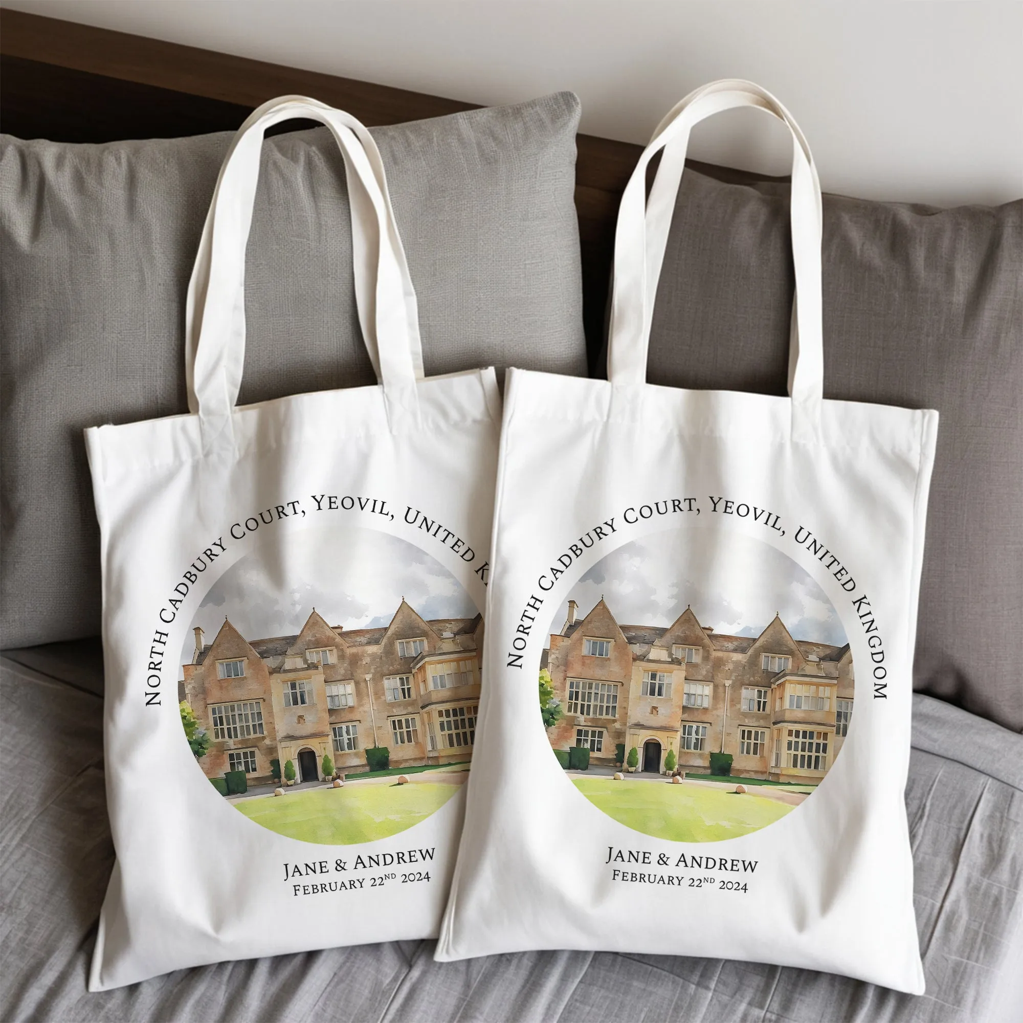 Custom Tote Bags - Bulk Order for Wedding Favours, Events & Logos