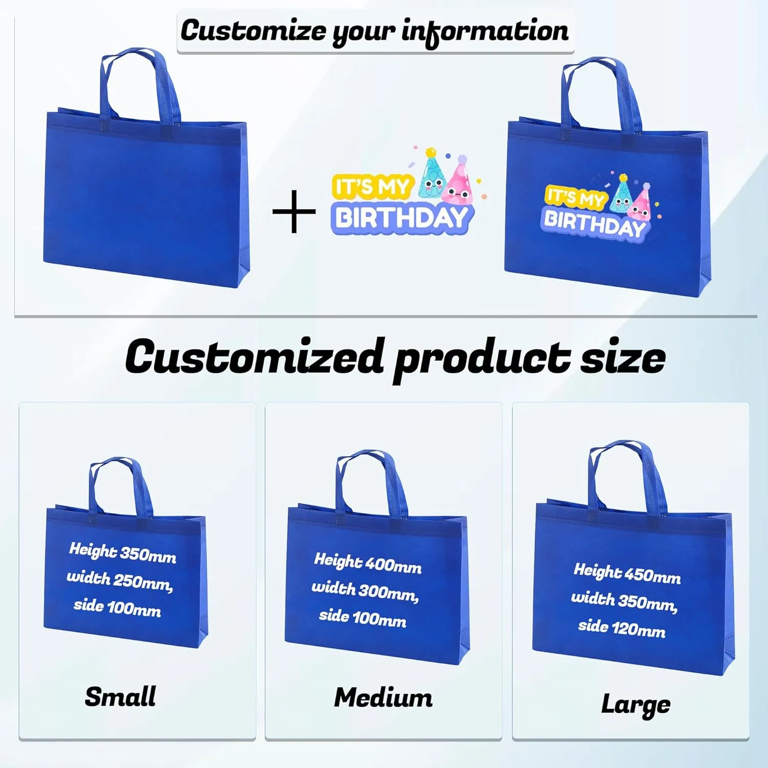 Custom Tote Bags10/20/50, Promotional Tote Bags with, Personalized Logo Text,personalized Bulk Grocery Bags.