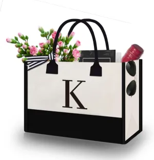 CXCC Personalized Canvas Tote Bag for Women, Best Gift Bag for Women Mom Teacher Friend Sister for Daily Use on Beach, Shop, Travel