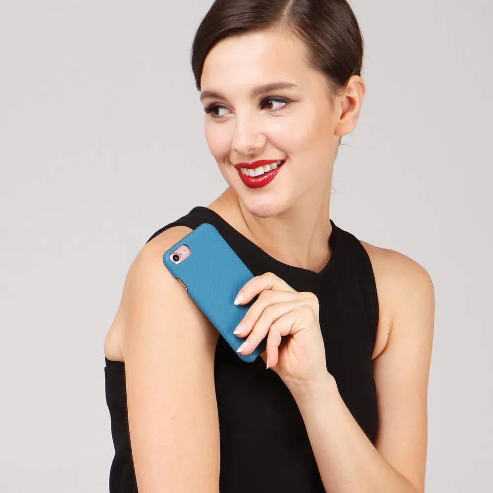 D  Italian Carbon Leather Back Case for iPhone 8 Plus / 7 Plus (Red)