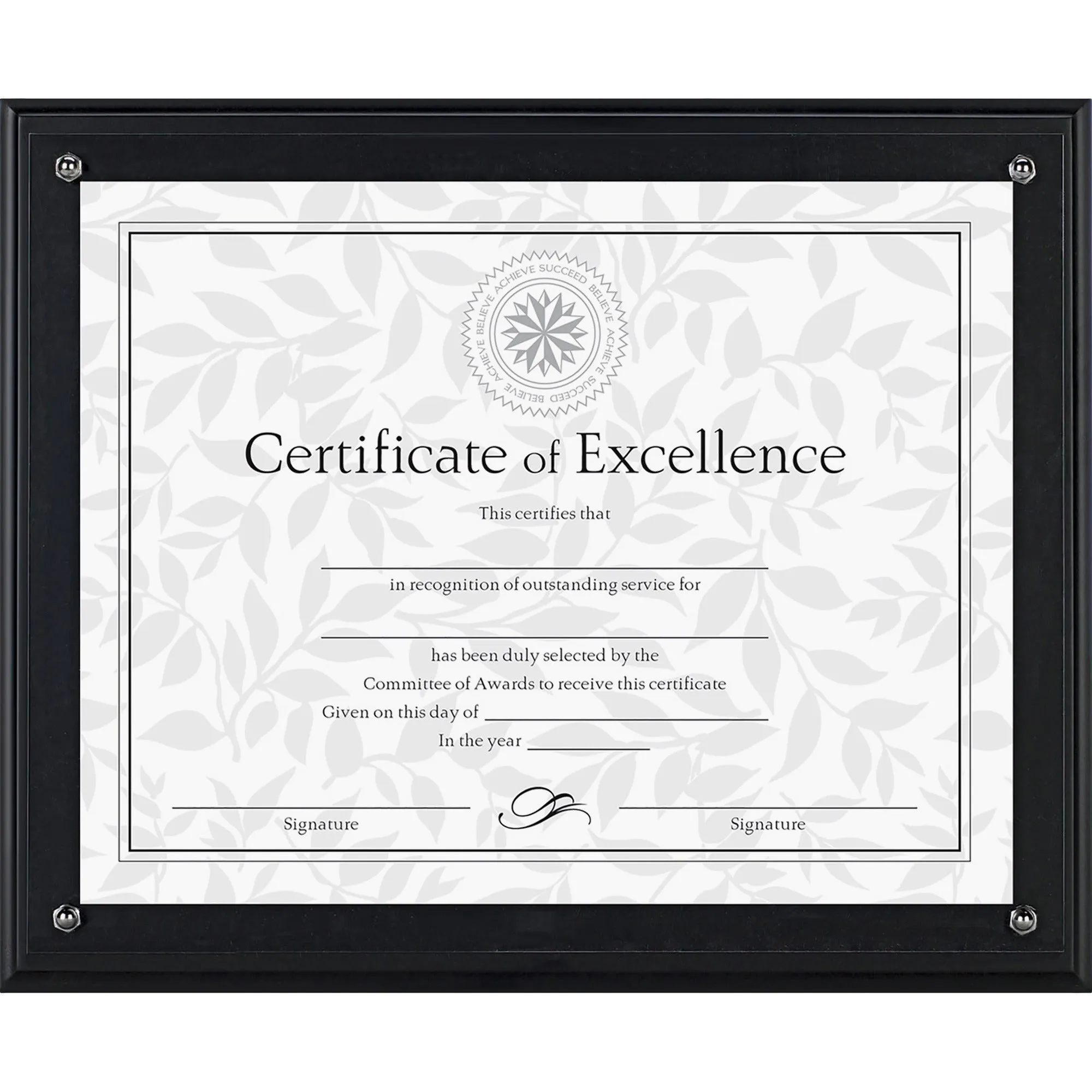 DAX Solid Wood Award Plaques