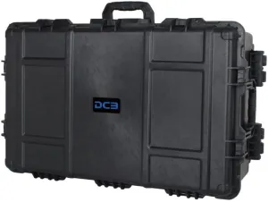 DCB Cases - Element 7975F | 32 x 21 x 12 Ext Dim | IP67 Waterproof | Pluck Foam Insert | Telescoping Handle | Rubberized Grips | Resin-Reinforced Injection Molded Plastic | 7 Latch Lid Close | Wheels