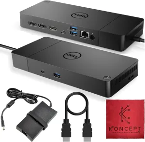 Dell WD19S Docking Station Dual Monitor Bundle - Dell Dock Station with 180   USB Type-C   HDMI  Dual DisplayPort - Ultimate Laptop Docking Station