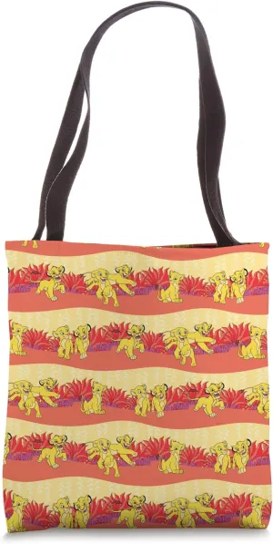 Disney The Lion King 30th Anniversary Simba & Nala Pattern Tote Bag